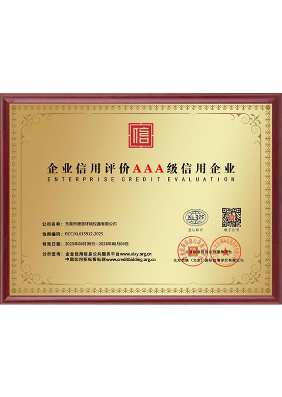 Corporate Credit Rating Certificate